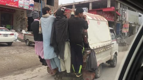 Traffic in Islamabad Video stock 234122371