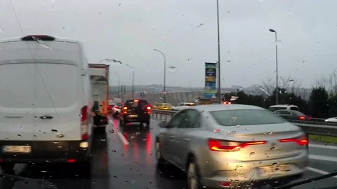 Traffic in Istanbul 10 Stock Footage 163368096