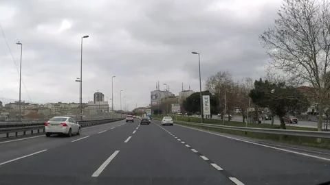 Traffic in Istanbul 4 Stock Footage 163367806