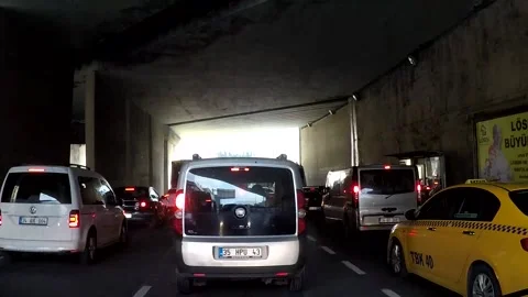 Traffic in Istanbul 5 Stock Footage 163367816