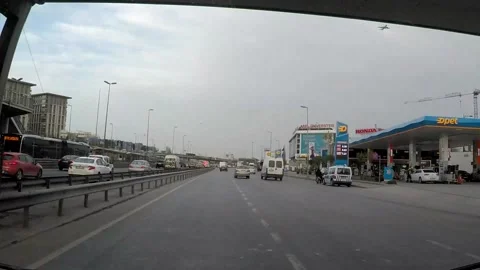Traffic in Istanbul 7 Stock Footage 163368100