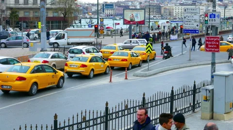 Traffic in Istanbul Stock-Footage 68042492