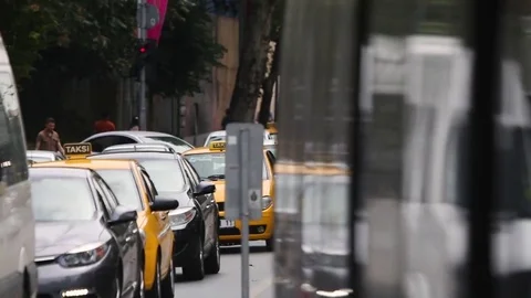 Traffic in Istanbul Stock Footage 71095104
