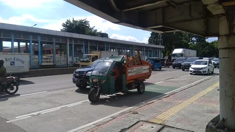 Traffic in Jakarta  Stock Footage 229374525