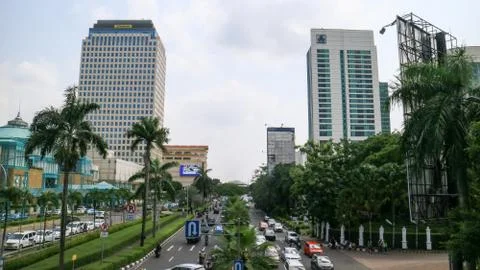 Traffic in Jakarta Stock Photos