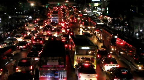 Traffic jam 2 Stock Footage 656348
