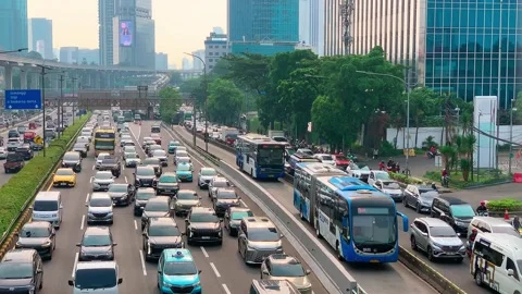 Traffic Jam 2 Stock Footage 334586222