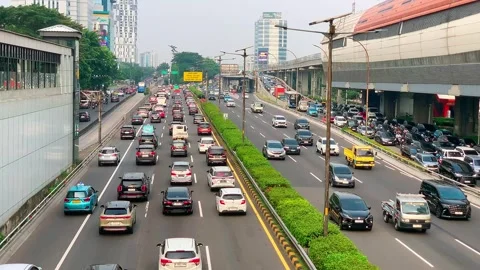 Traffic Jam 3 Stock Footage 334586252