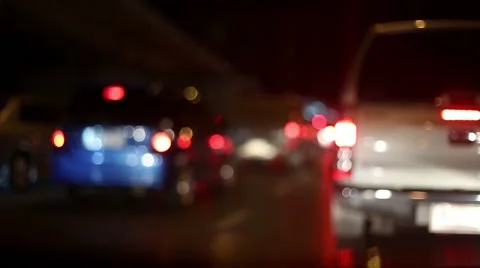 Traffic Jam in the city Stock Footage 50684239