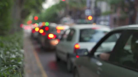 Traffic Jam in the city. Stock Footage 133226951