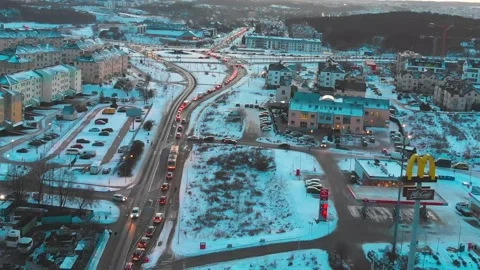Traffic jam in the city Stock Footage 147947634