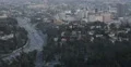 Traffic Jam Congestion US Freeway Highway Cars Slowly Passing Los Angeles Street 4k or 4k+ Resolution