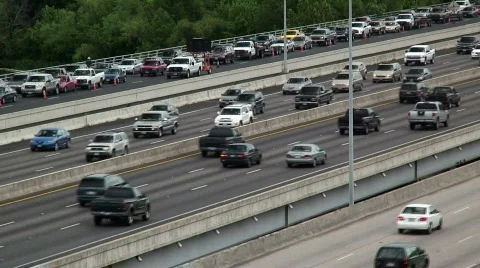 Traffic jam Stock Footage