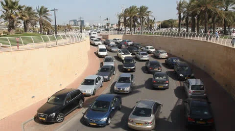 Traffic jam Stock Footage 22735413