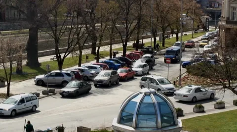 Traffic jam 스톡 동영상 37753655