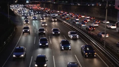 Traffic Jam Vídeo Stock 105903100