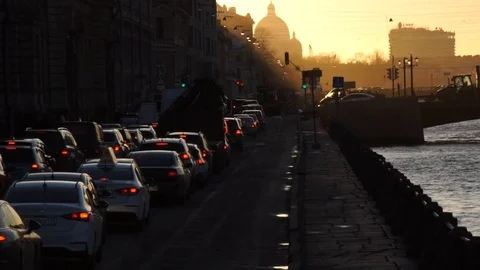 Traffic jam 库存影片 106096880