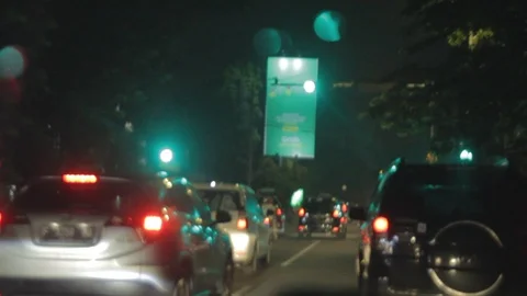 Traffic Jam Stock Footage 107816328