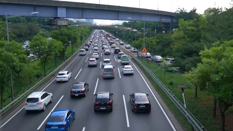 Traffic Jam Vídeo Stock 113102017