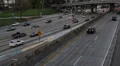 Traffic Jam on Freeway, USA, Downtown Los Angeles, LA, California, Highway HD Footage