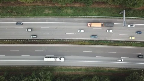 Traffic jam on a german autobahn Stock-Footage 80206391