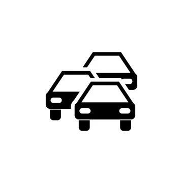 Traffic jam icon. Elements of transport icon. Premium quality graphic design Illustrazione stock