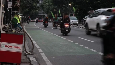 Traffic jam - Jakarta Stock Footage 233393528