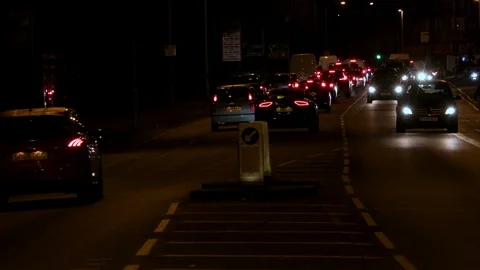 Traffic jam in London Stock Footage 121059490