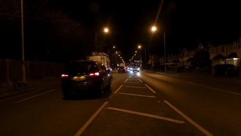 Traffic jam in London Stock Footage 121063647