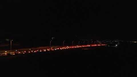 Traffic Jam night Stock-Footage 211798564