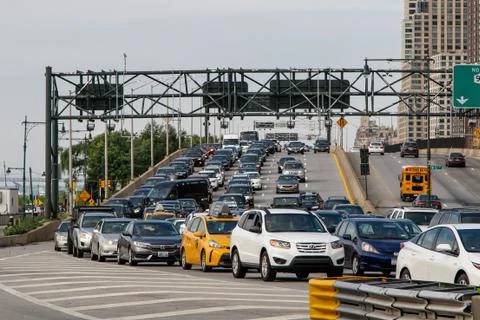 Traffic jam in NYC Fotos de archivo