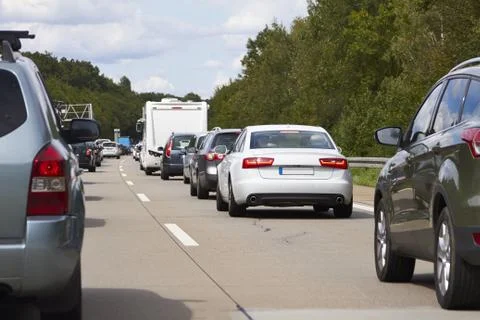 Traffic jam Stock Photos