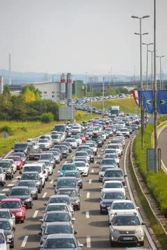 Traffic jam Stock Photos