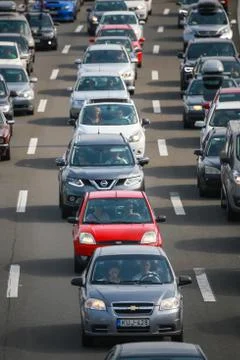 Traffic jam Stock Photos