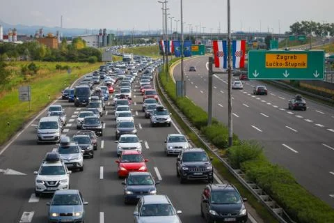 Traffic jam Stock Photos