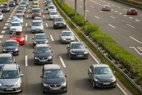 Traffic jam Stock Photos