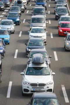 Traffic jam Stock Photos