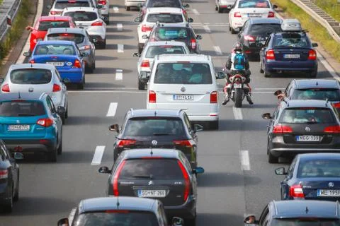 Traffic jam Stock Photos