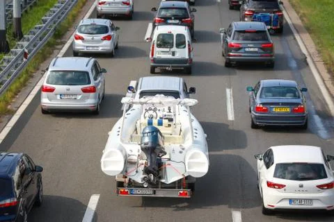 Traffic jam Stock Photos