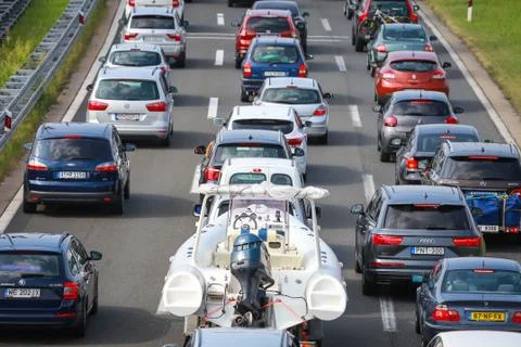 Traffic jam Stock Photos