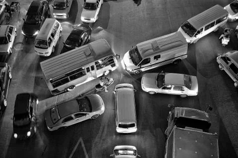 Traffic jam Stock Photos