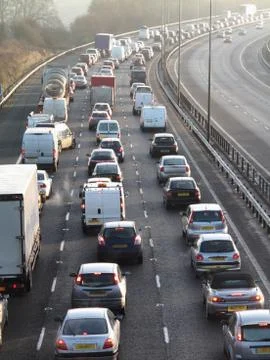 Traffic jam Stock-Fotos