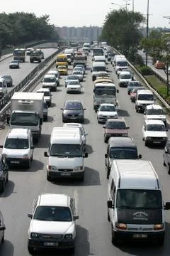 Traffic jam Stock Photos