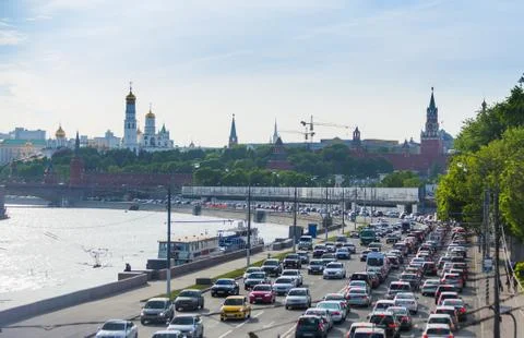 Traffic jam Stock Photos