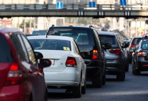 Traffic jam Stock Photos