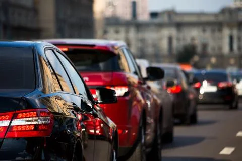 Traffic jam Stock Photos