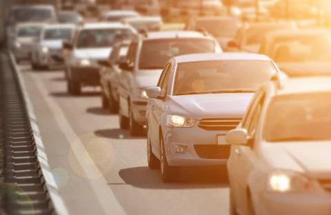Traffic jam Foto stock