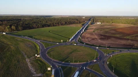 Traffic jam, queue of trucks. Large line of lorrys before customs clearance of Video stock 319894755