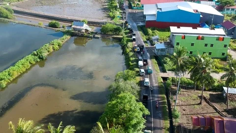 Traffic jam in remote area Video stock 111623371