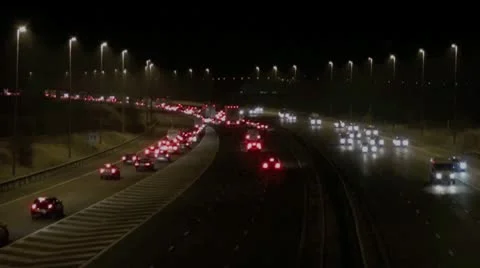 Traffic Jam response Video stock 10679078